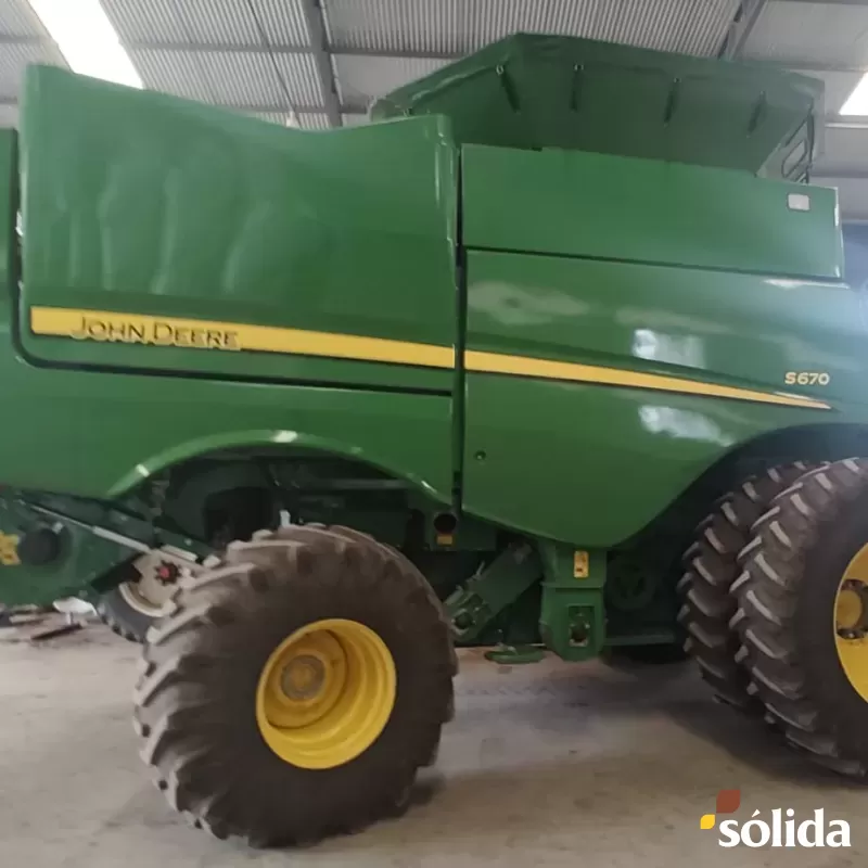 Colheitadeira John Deere S670 Ano 2018